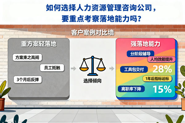 如何選擇人力資源管理咨詢公司，要重點考察落地能力嗎？